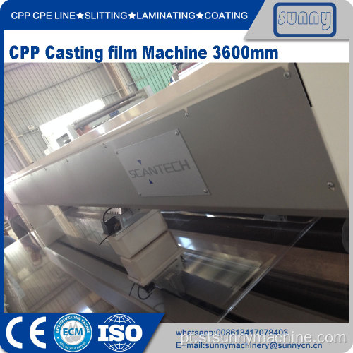 Máquina de filme Casting CPP